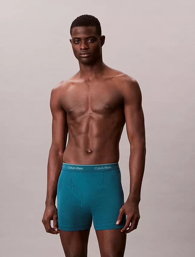 Boxer Briefs clásicos de algodón, paquete de 5 Boxer Briefs clásicos de algodón, paquete de 5