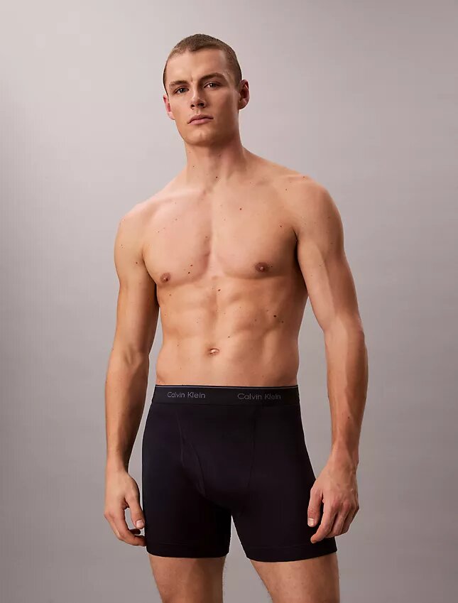 Boxer Briefs clásicos de algodón, paquete de 5 Boxer Briefs clásicos de algodón, paquete de 5