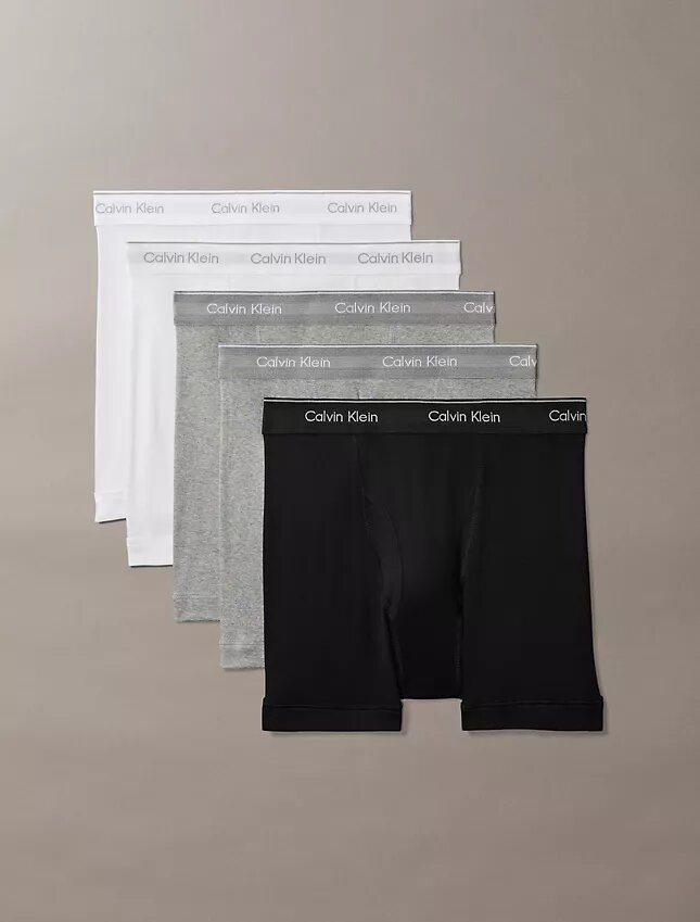 Boxer Briefs clásicos de algodón, paquete de 5 Boxer Briefs clásicos de algodón, paquete de 5