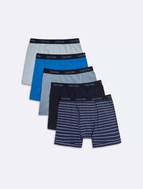 Boxer Briefs de algodón Cotton Stretch para niños, paquete de 5 Boxer Briefs de algodón Cotton Stretch para niños, paquete de 5