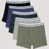 Boxer Briefs de algodón Cotton Stretch para niños, paquete de 5 Boxer Briefs de algodón Cotton Stretch para niños, paquete de 5
