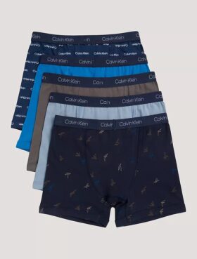 Boxer Briefs de algodón Cotton Stretch para niños, paquete de 5 Boxer Briefs de algodón Cotton Stretch para niños, paquete de 5