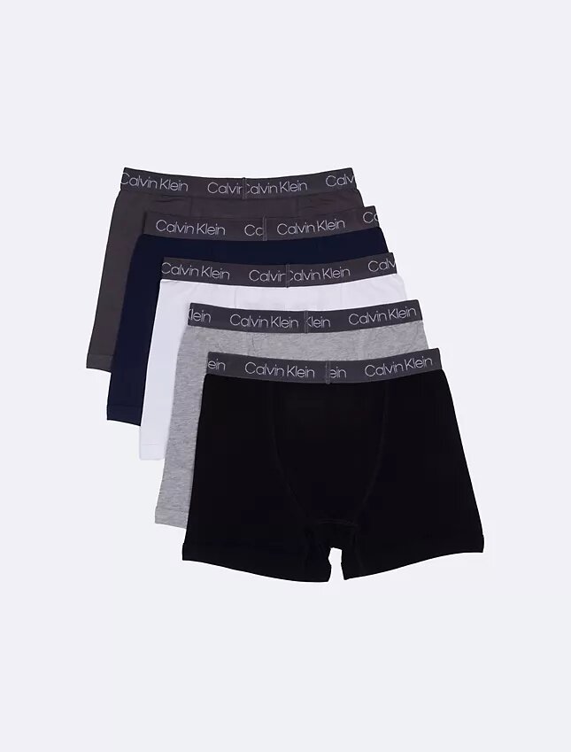 Boxer Briefs de algodón Cotton Stretch para niños, paquete de 5 Boxer Briefs de algodón Cotton Stretch para niños, paquete de 5