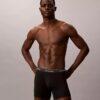 Boxer Icon Cotton Stretch metalizado, paquete de 3 Boxer Briefs