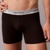 Boxer Icon Cotton Stretch metalizado, paquete de 3 Boxer Briefs