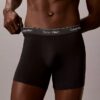 Boxer Icon Cotton Stretch metalizado, paquete de 3 Boxer Briefs
