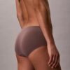 Boyshort elástico con tejido adherido Boyshort elástico con tejido adherido
