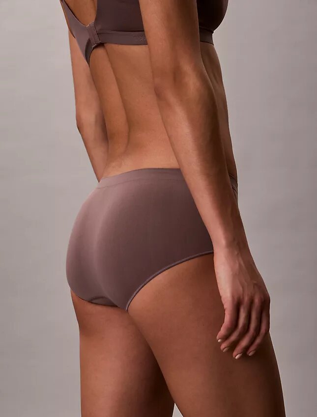 Boyshort elástico con tejido adherido Boyshort elástico con tejido adherido