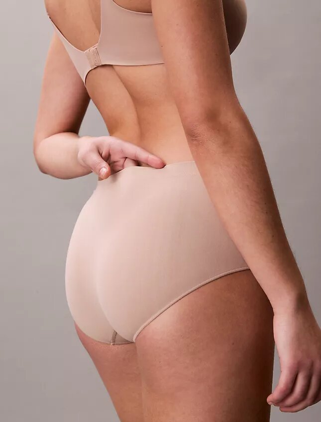 Boyshort elástico con tejido adherido Boyshort elástico con tejido adherido
