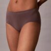 Boyshort elástico con tejido adherido Boyshort elástico con tejido adherido