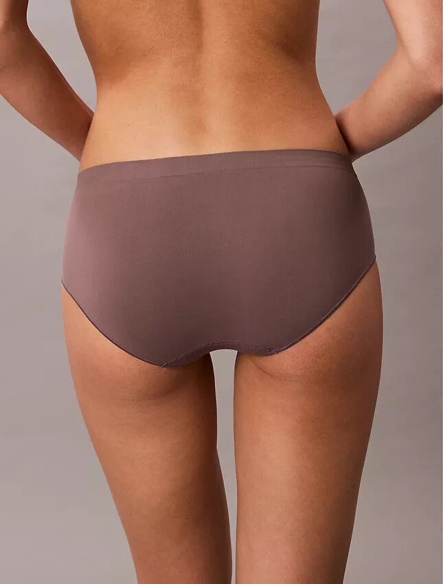 Boyshort elástico con tejido adherido Boyshort elástico con tejido adherido