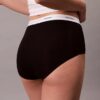 Braguita de talle alto de Cotton Stretch acanalado Braguita de talle alto de Cotton Stretch acanalado
