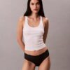 Braguitas de talle bajo de microfibra elástica con encaje, paquete de 3 Hipster Braguitas de talle bajo de microfibra elástica con encaje, paquete de 3 Hipster