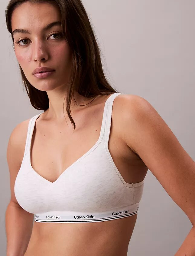 Bralette acolchada sin aros de mezcla de algodón y Modal Bralette acolchada sin aros de mezcla de algodón y Modal