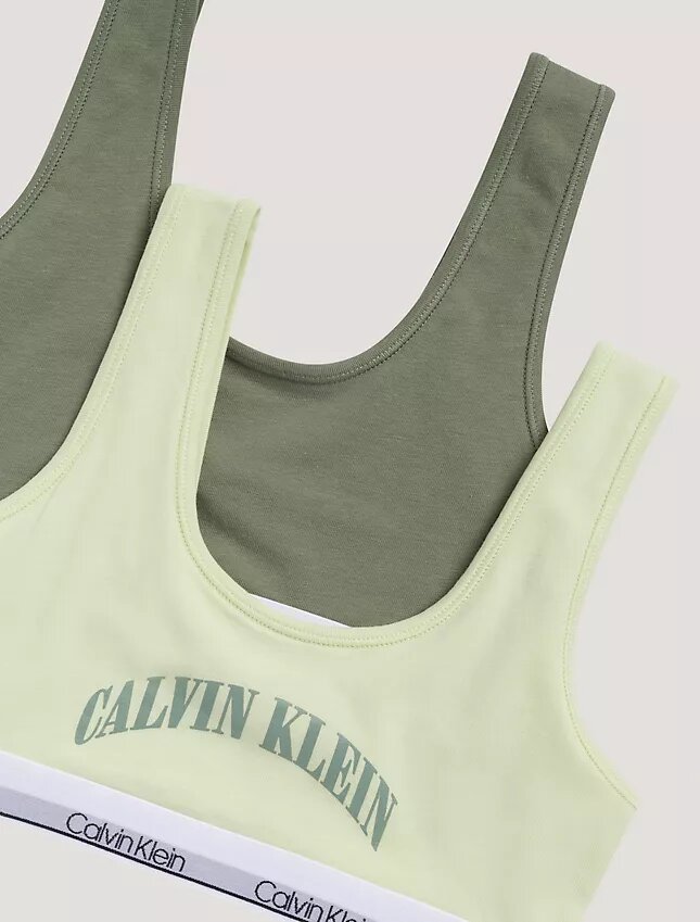 Bralette con gráfico del logotipo del arco, paquete de 2 Bralette con gráfico del logotipo del arco, paquete de 2