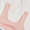 Bralette con gráfico del logotipo del arco, paquete de 2