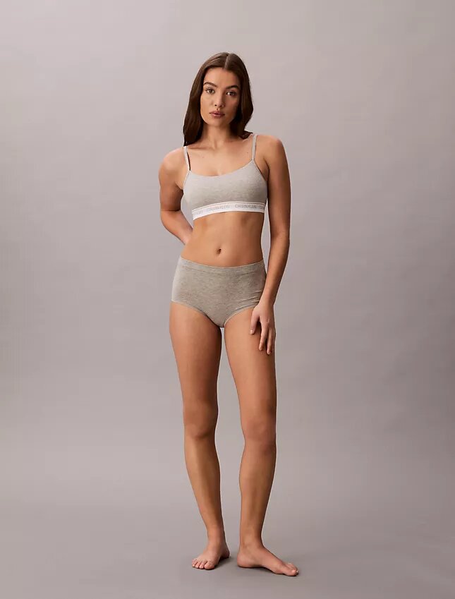 Bralette con logotipo de archivo y forro ligero Bralette con logotipo de archivo y forro ligero