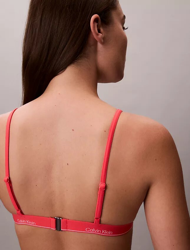 Bralette de baño con triángulo icónico de CK Bralette de baño con triángulo icónico de CK