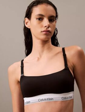 Bralette de maternidad ligeramente forrada de algodón Modal Icon