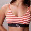 Bralette elástico de microfibra Unlined con Monogram gráfico Bralette elástico de microfibra Unlined con Monogram gráfico