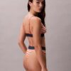 Bralette elástico de microfibra Unlined con Monogram gráfico Bralette elástico de microfibra Unlined con Monogram gráfico