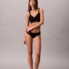 Bralette Icon de algodón y Modal con efecto metalizado