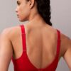 Bralette Icon de algodón y Modal con efecto metalizado