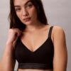 Bralette Icon de algodón y Modal metalizado con forro ligero