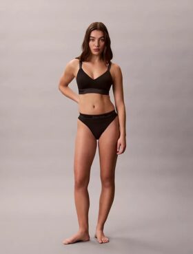 Bralette Icon de algodón y Modal metalizado con forro ligero