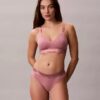 Bralette Icon de algodón y Modal metalizado con forro ligero