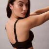 Bralette Icon de algodón y Modal metalizado con forro ligero