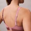 Bralette Icon de algodón y Modal metalizado con forro ligero