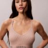 Bralette sin costuras de Microfiber acanalada con forro ligero Bralette sin costuras de Microfiber acanalada con forro ligero