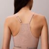 Bralette sin costuras de Microfiber acanalada con forro ligero Bralette sin costuras de Microfiber acanalada con forro ligero