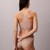 Bralette sin costuras de Microfiber acanalada con forro ligero Bralette sin costuras de Microfiber acanalada con forro ligero