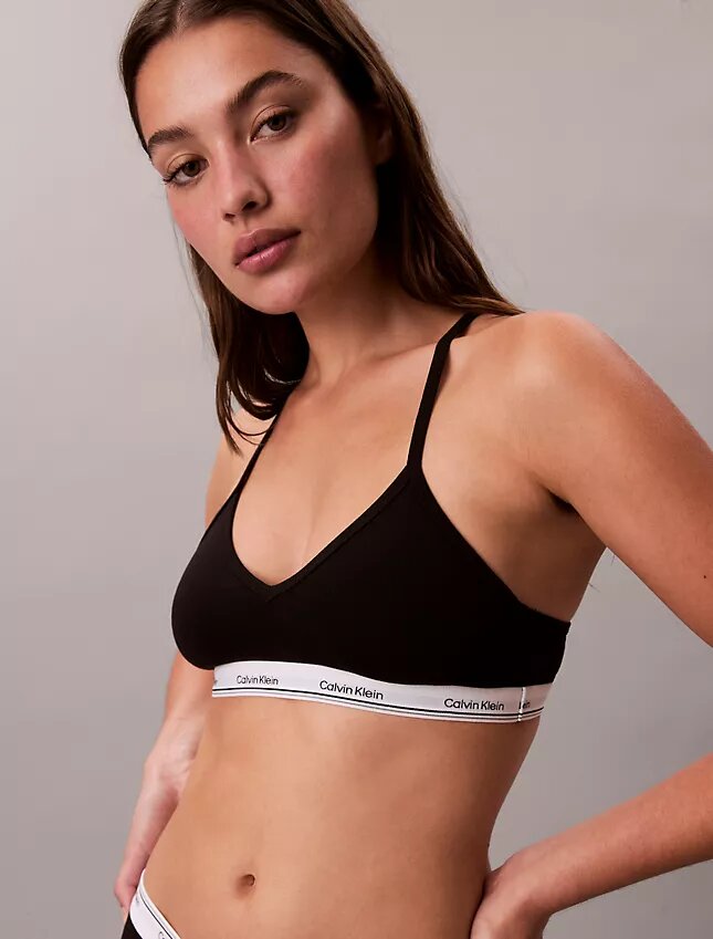 Bralette sin tirantes ligeramente forrada con mezcla de algodón y Modal Bralette sin tirantes ligeramente forrada con mezcla de algodón y Modal
