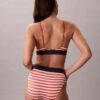 Bralette triangular elástica de Microfiber con Monogram gráfico y forro ligero Bralette triangular elástica de Microfiber con Monogram gráfico y forro ligero