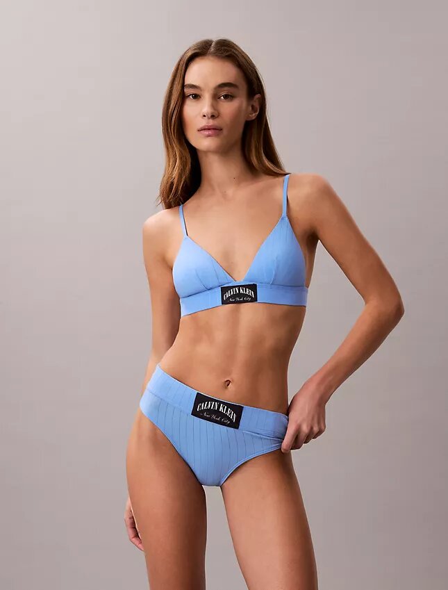 Bralette triangular Heritage Classic Cotton Stretch con forro ligero Bralette triangular Heritage Classic Cotton Stretch con forro ligero