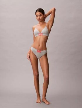 Bralette triangular Heritage Classic Cotton Stretch con forro ligero