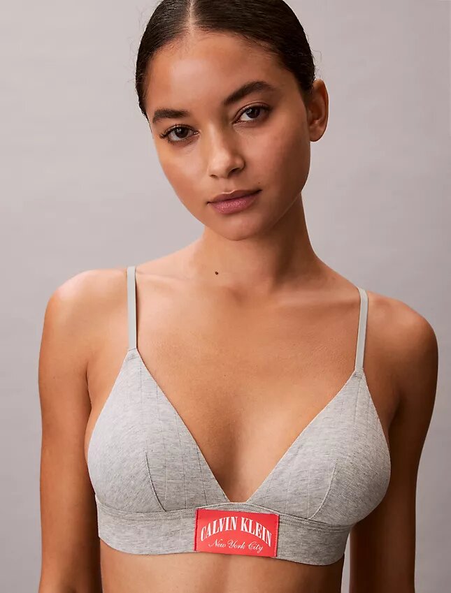 Bralette triangular Heritage Classic Cotton Stretch con forro ligero Bralette triangular Heritage Classic Cotton Stretch con forro ligero
