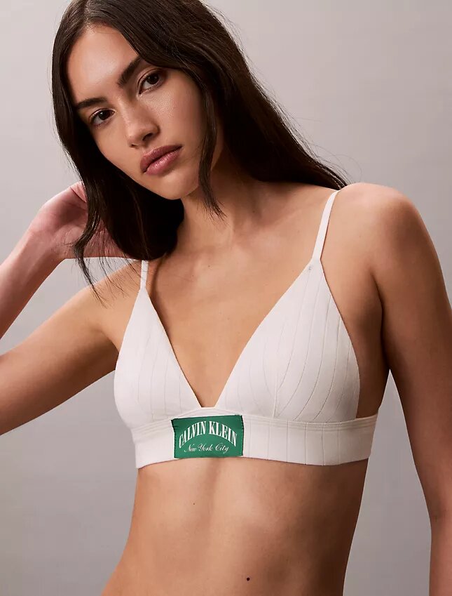 Bralette triangular Heritage Classic Cotton Stretch con forro ligero Bralette triangular Heritage Classic Cotton Stretch con forro ligero