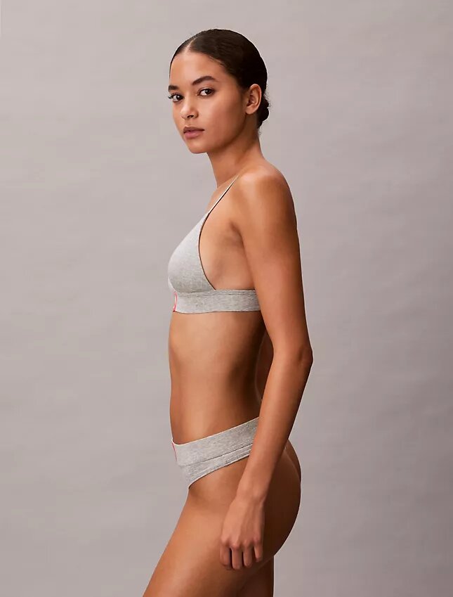 Bralette triangular Heritage Classic Cotton Stretch con forro ligero Bralette triangular Heritage Classic Cotton Stretch con forro ligero
