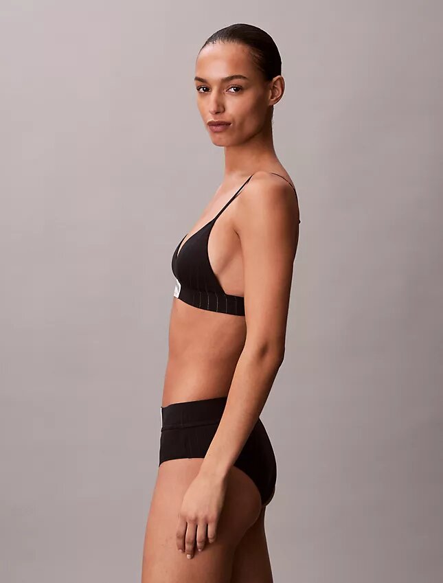 Bralette triangular Heritage Classic Cotton Stretch con forro ligero Bralette triangular Heritage Classic Cotton Stretch con forro ligero