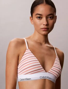 Bralette triangular Icon de algodón y Modal con forro ligero
