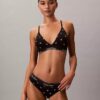 Bralette triangular Icon de algodón y Modal con forro ligero