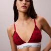 Bralette triangular Icon de algodón y Modal con forro ligero