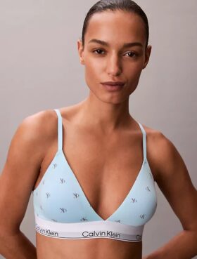 Bralette triangular Icon de algodón y Modal con forro ligero