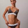 Bralette triangular Icon de algodón y Modal con forro ligero