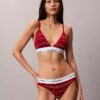 Bralette triangular Icon de algodón y Modal con forro ligero
