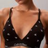 Bralette triangular Icon de algodón y Modal con forro ligero